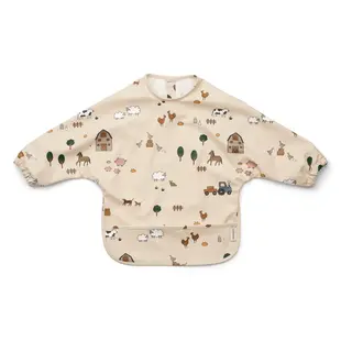 Liewood Merle - Cape imprimée - Bavoir - Clour Farm/Sandy