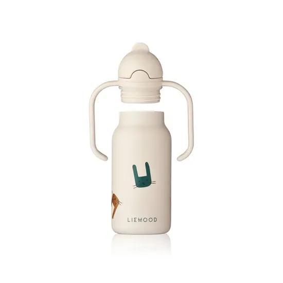 Liewood Liewood | Kimmie Printed Bottle 250ml Bunny / Sandy