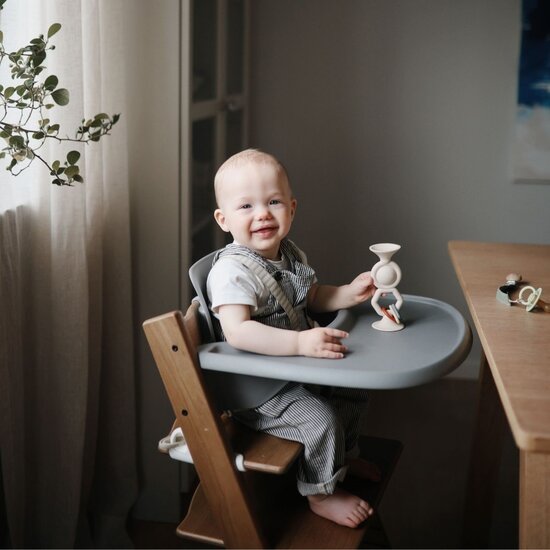 Mushie Mushie | Jouet pour chaise haute Hexapop Shifting Sand