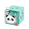 Legami Legami | Boîte de rangement empilable pour bureau - Cutie Cube - Panda