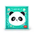 Legami Legami | Boîte de rangement empilable pour bureau - Cutie Cube - Panda