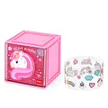 Legami Legami | Boîte de rangement empilable pour bureau - Cutie Cube Unicorn