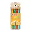 Legami Legami | Set de 24 crayons de couleur avec taille-crayon - Teddy Friends