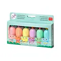 Legami Legami | Lot de 6 mini surligneurs - Carrate Team