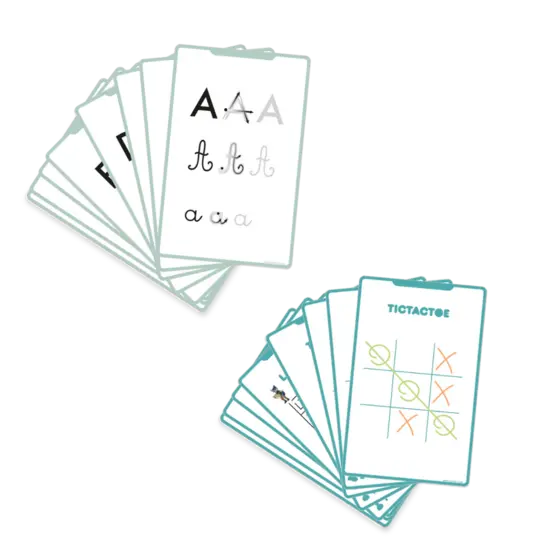 Kidywolf Kidywolf | Recharge Kidydraw - Mini cartes supplémentaires sur le thème des jeux et de l'éducation