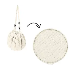 Play&Go |  Moon Organic Cotton Tapis d'éveil - Sac de rangement