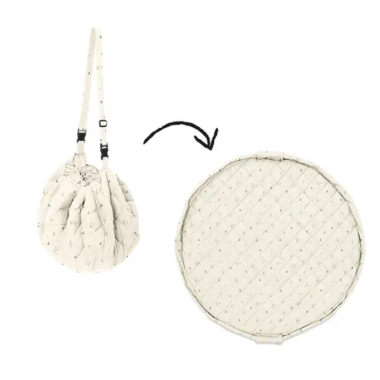 Play and Go Play&Go |  Moon Organic Cotton Tapis d'éveil - Sac de rangement
