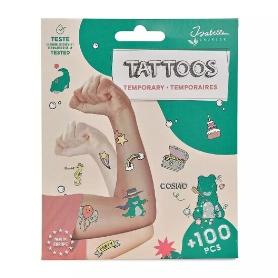 Isabelle Laurier Isabelle Laurier | Tatouages temporaires - Cosmo Le Crocodile