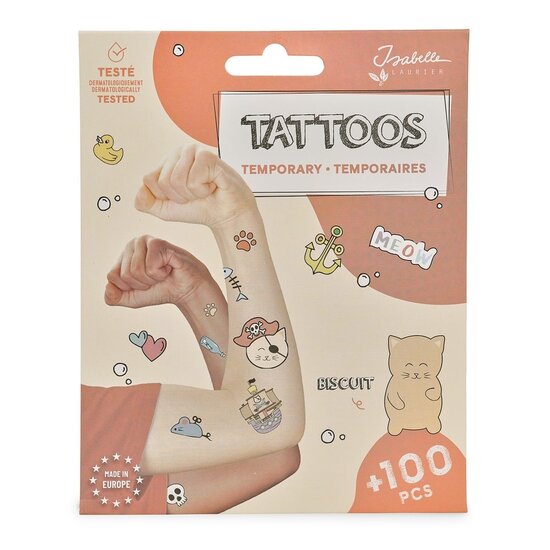 Isabelle Laurier Isabelle Laurier | Tatouages temporaires - Biscuit le chat