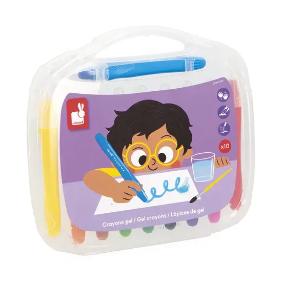 Janod speelgoed Janod | Crayons Gel x10