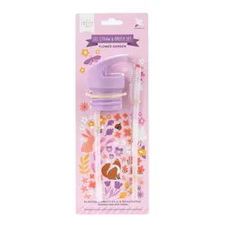 A Little Lovely Company | Set bouchon, paillette et pinceau : Jardin fleuri