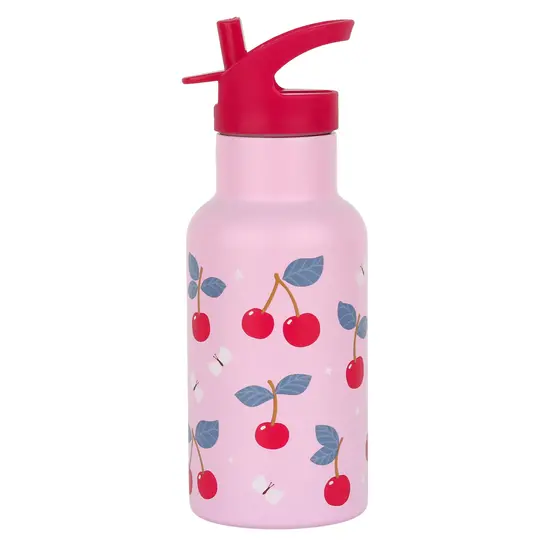 A Little Lovely Company A Little Lovely Company | Bouteille en acier inoxydable Cerises