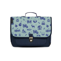 Caramel & Cie | Cartable Moyen Blue Wild Trip