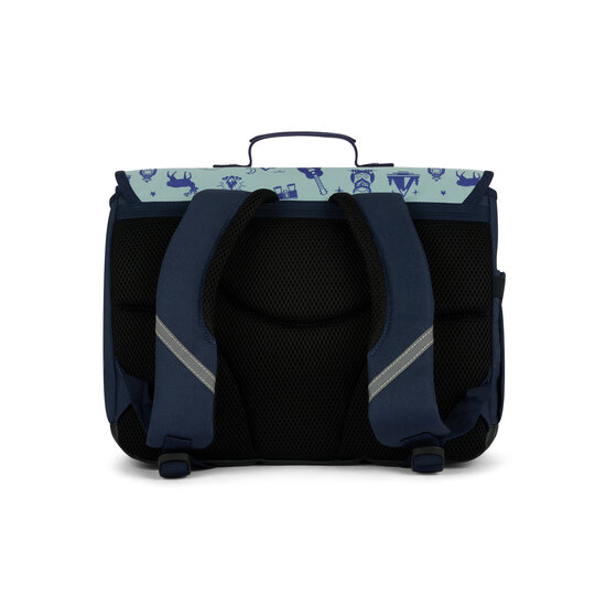 Caramel et Cie Caramel & Cie | Cartable Moyen Blue Wild Trip