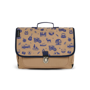 Caramel & Cie | Cartable Moyen Brown Wild Trip