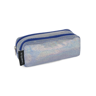 Caramel & Cie | Double pochette pour stylo Blue Iridescent