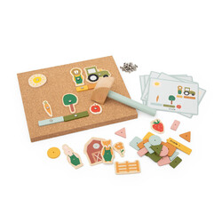 Trixie |  Jeu de clous en bois - ferme