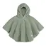 Bemini Bemini | Poncho Softy Teddy Kaki Outside Poncho de voyage vert 9-36 mois