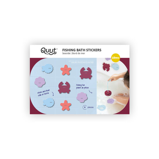 Quut Quut  | Fishing Bath Stickers - Seaside