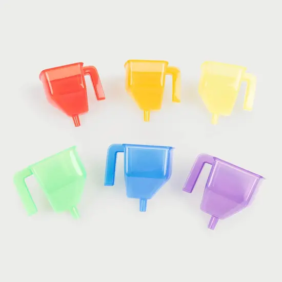 Tickit Tickit | Entonnoirs transparents colorés