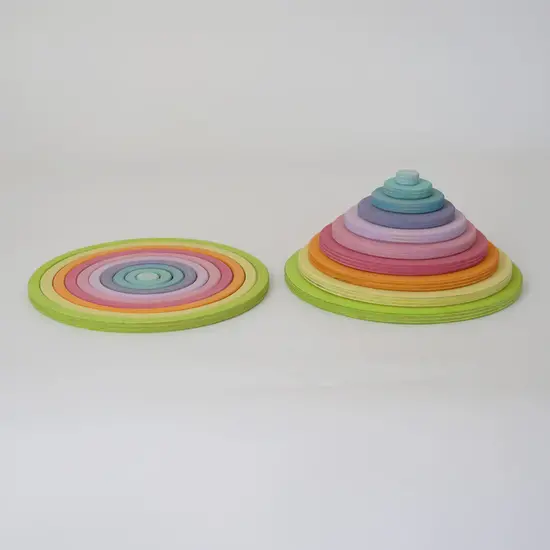 Grimm's Grimm's | Cercles concentriques et anneaux pastel
