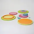 Grimm's Grimm's | Cercles concentriques et anneaux pastel