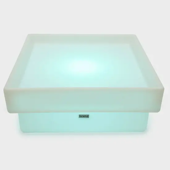Tickit Tickit | Table basse carrée pour la découverte sensorielle avec éclairage d'ambiance