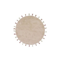 Tapis Petit | Tapis de chambre Sara Pink Ø130cm