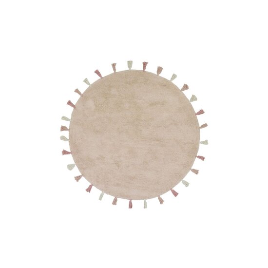 Tapis Petit Tapis Petit | Tapis de chambre Sara Pink Ø130cm