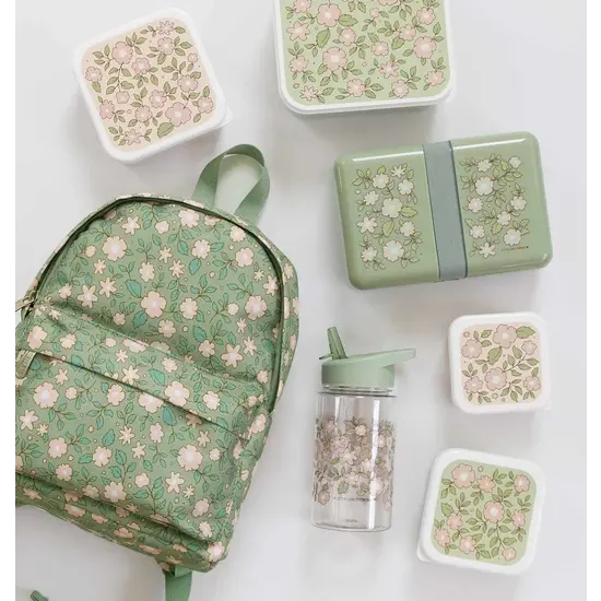 A Little Lovely Company A Little Lovely Company | Gourde Fleurs Vert sauge