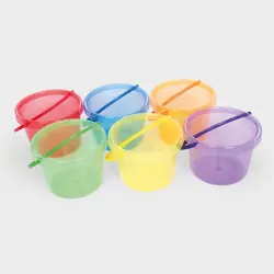 Tickit | Seaux translucides colorés