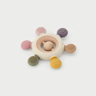 Tickit | Silisoft Hochet Jouet à mordiller Couleurs terre