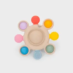 Tickit | Silisoft Pression Perforations Jouets à mordiller Couleurs arc-en-ciel