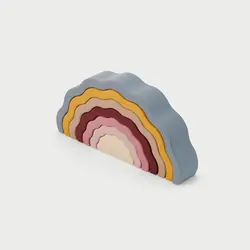 Tickit | Silisoft Wobbel Arc-en-ciel Couleurs de la Terre