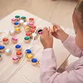 Tickit Tickit | Bijoux à enfiler en bois, 36 pièces