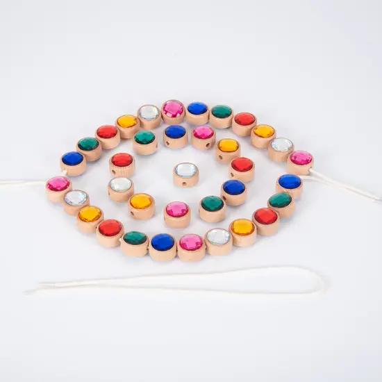 Tickit Tickit | Bijoux à enfiler en bois, 36 pièces