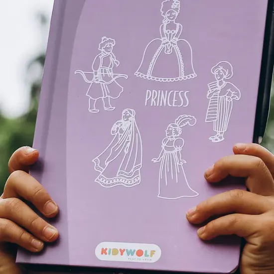 Kidywolf Kidywolf | Kidydraw - Mini tableau à dessin Princesses