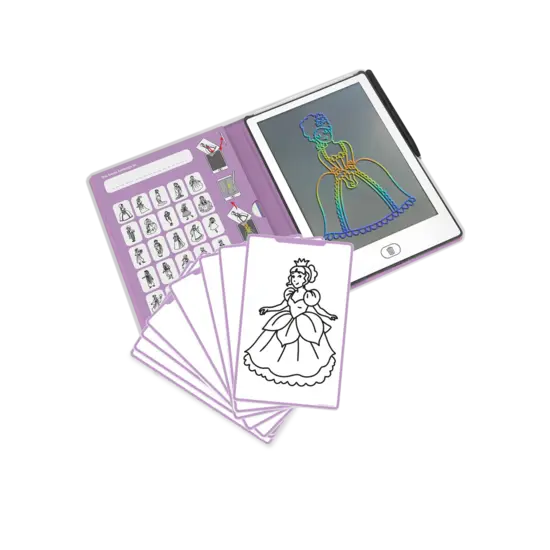 Kidywolf Kidywolf | Kidydraw - Mini tableau à dessin Princesses