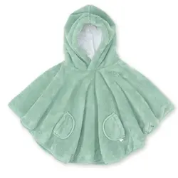 Bemini | Poncho de voyage Sauge Softy + Jersey 9-36M