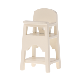 Maileg | Chaise haute Mouse Blanc cassé