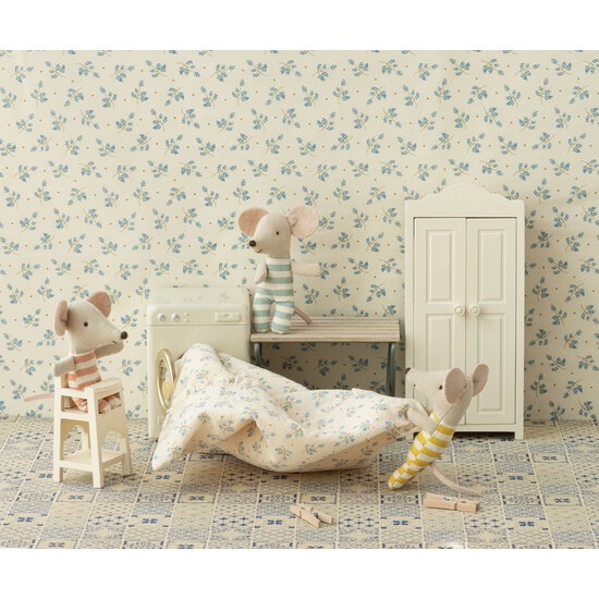 Maileg Maileg | Chaise haute Mouse Blanc cassé