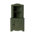Maileg Maileg | Armoire d'angle miniature vert foncé
