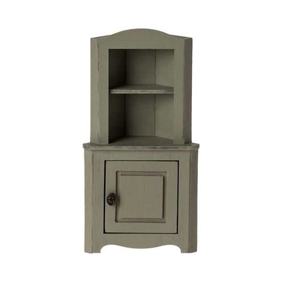 Maileg Maileg | Armoire d'angle Mouse Vert clair