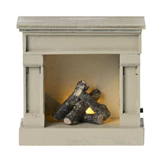 Maileg Maileg | Souris cheminée Blanc cassé