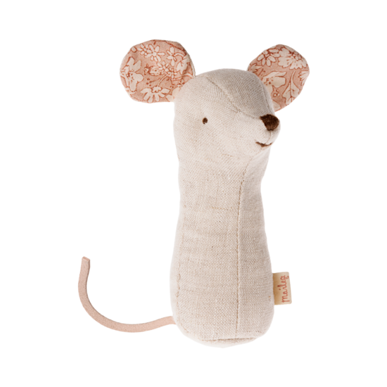 Maileg Maileg | Berceuse amis Souris hochet Nature