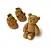 Liewood Liewood | Ensemble cadeau pour bébé Basim en peluche Caramel doré