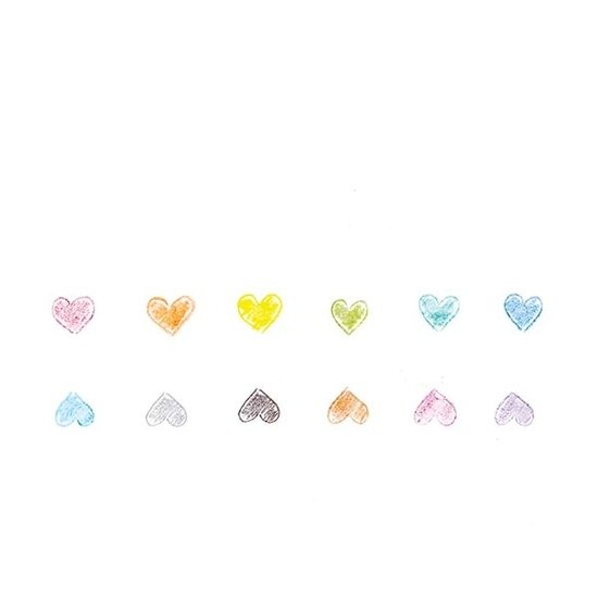 Ooly Crayons de couleur empilables Ooly Heart to Heart