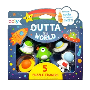 Ooly | Outta This World Set de 5 gommes parfumées