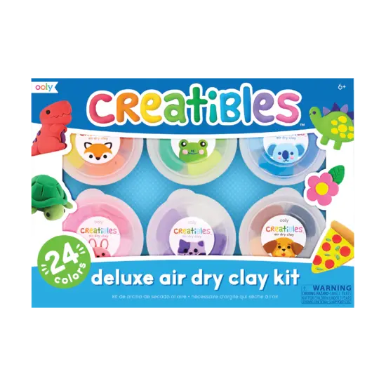 Ooly Ooly | Creatibles Deluxe Luchtdrogende Kleiset Set Van 24 Kleuren