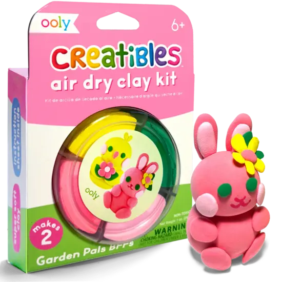 Ooly Ooly | Kit de pâte à modeler mini séchant à l'air libre Creatibles Garden Pals BFFs
